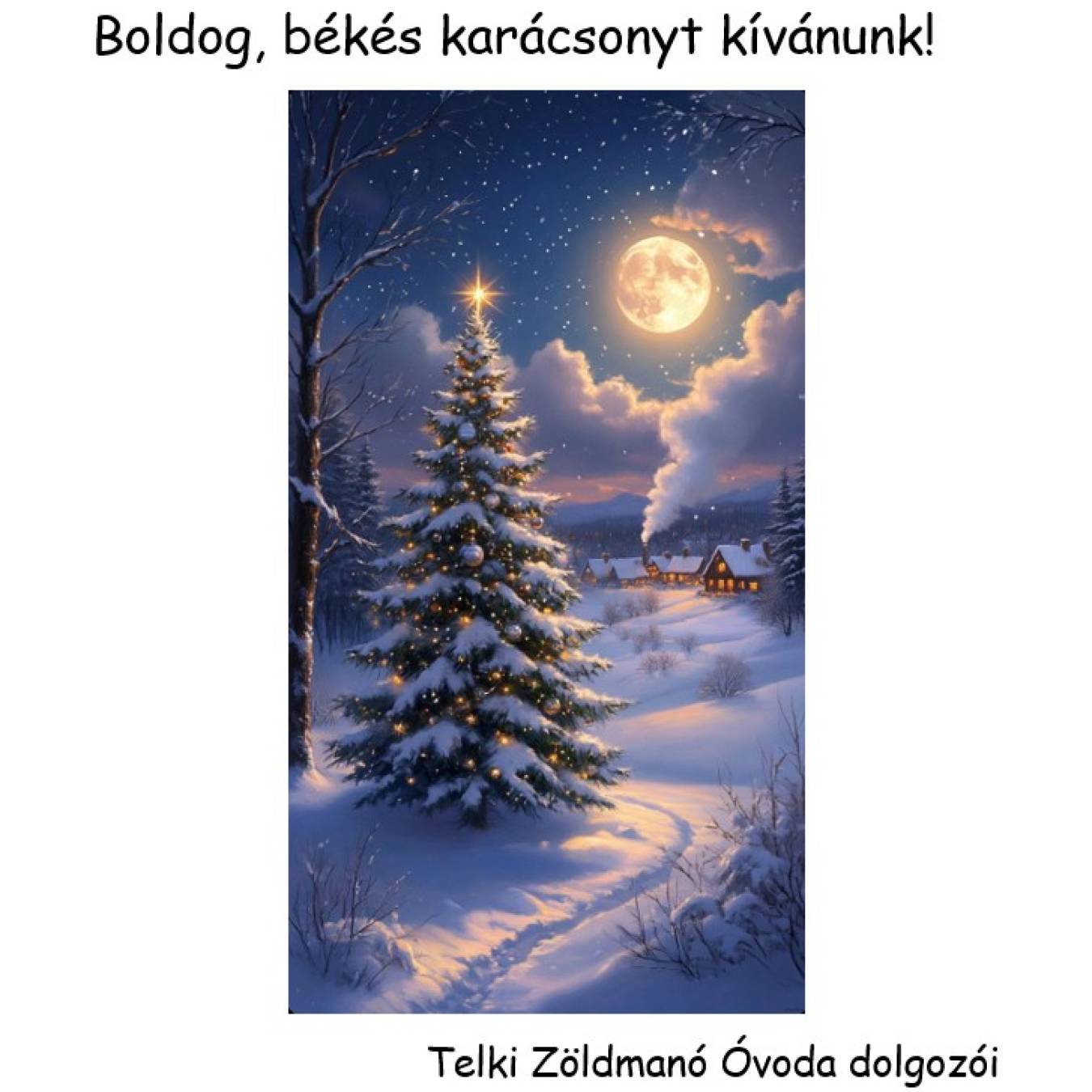 Karácsonyi üdvözlet